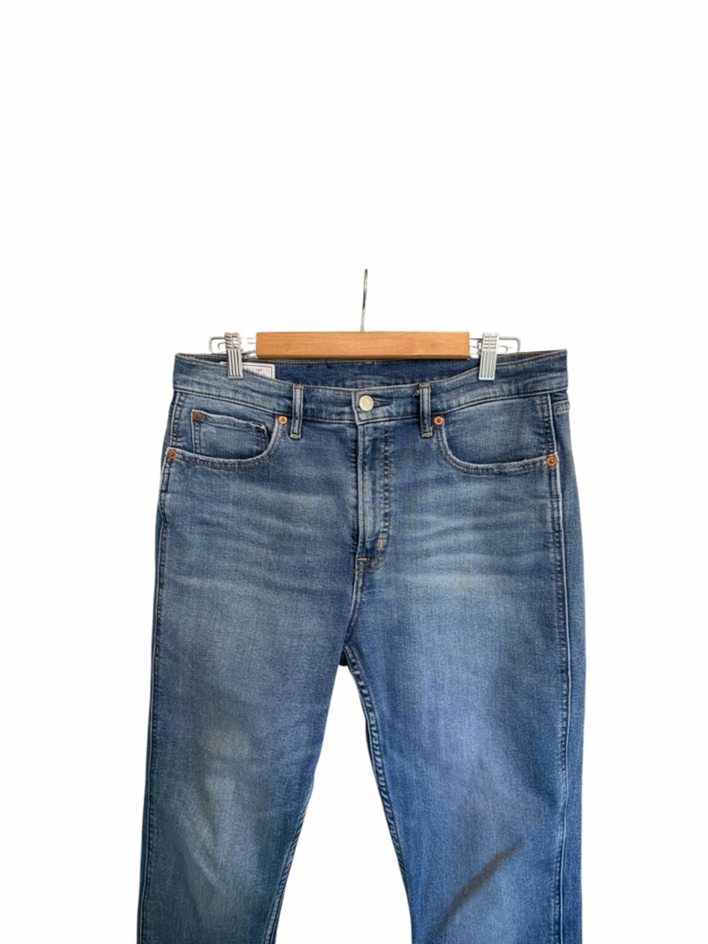 GAP Slim High-Rise Jeans in Medium Blue Wash - Picture 7 of 9